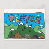 Denver-Postkarte Postkarte (Vorderseite)