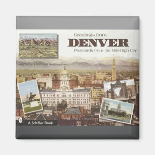 Denver Postkarten aus der Stadt in einer Meile Höh Magnet