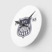 Denver Runde Wanduhr (Winkel)