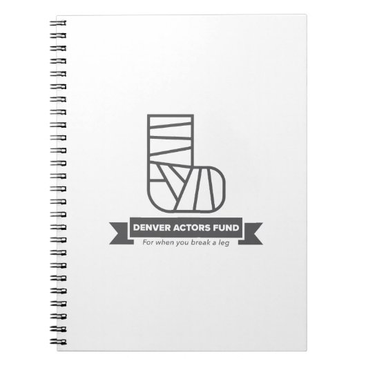Denver Schauspieler Fonds Geschenke Notizbuch Notizblock (Vorderseite)