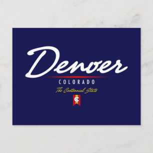 Denver Script Postkarte
