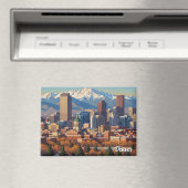 Denver Skyline Colorado Magnet (In Situ (Geschirrspüler))