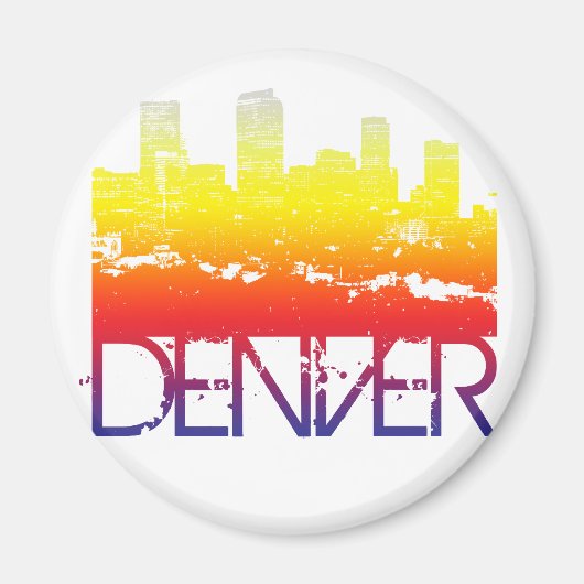 Denver Skyline Magnet (Vorne)