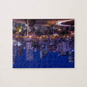 Denver-Skyline nachts - Colorado Puzzle (Horizontal)