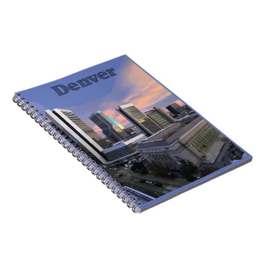Denver Skyline Notizblock (Rechte Seite)