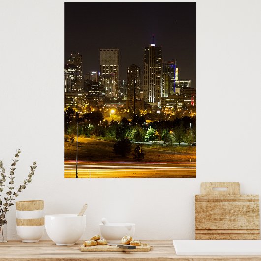 Denver Skyline Poster (Küche)