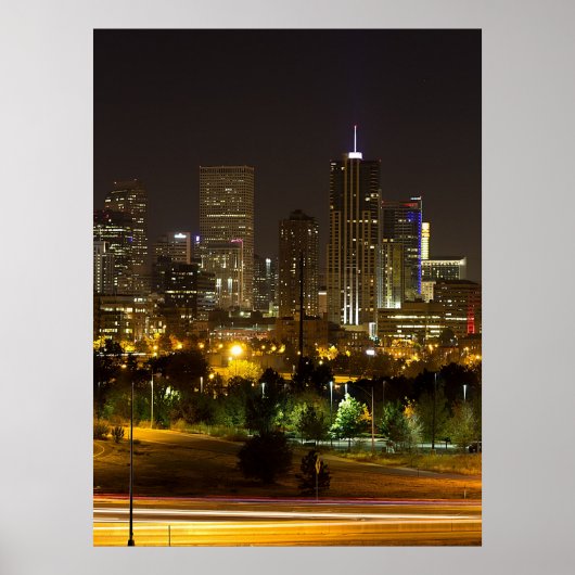 Denver Skyline Poster (Vorne)