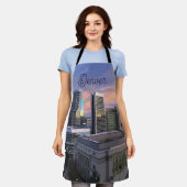 Denver Skyline Schürze (Getragen)