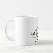 Denver Skyline - Stadtbild Kaffeetasse (Links)