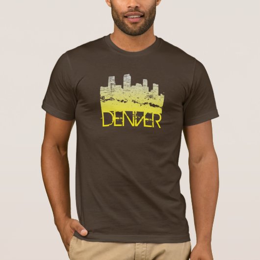 Denver-Skyline T-Shirt (Vorderseite)