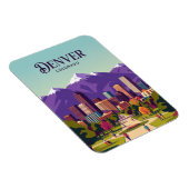 Denver Skyline USA Magnet (Rechte Seite)