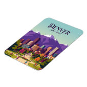 Denver Skyline USA Magnet (Linke Seite)