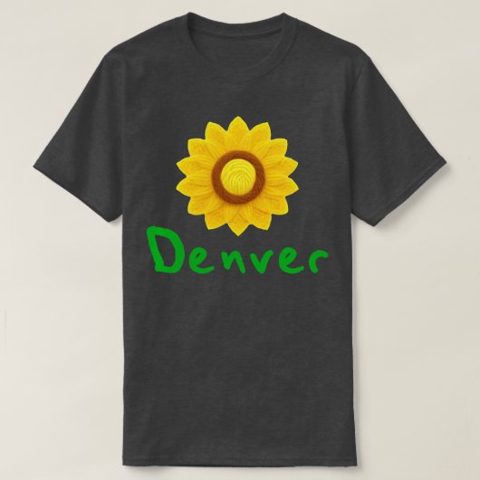 Denver Sunflower T-Shirt (Design vorne)