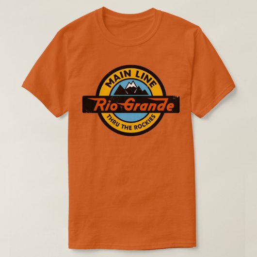 Denver und Rio Grande Western Eisenbahn 1 T-Shirt (Design vorne)