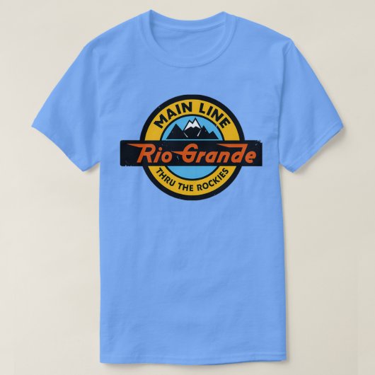 Denver und Rio Grande Western Eisenbahn 2 T-Shirt (Design vorne)