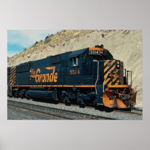 Denver und Rio Grande Western EMD SD-50 Nr. 5514, Poster