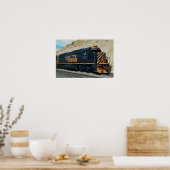 Denver und Rio Grande Western, EMD SD-50 Poster (Küche)
