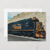 Denver und Rio Grande Western, EMD SD-50 Postkarte (Vorne/Hinten)