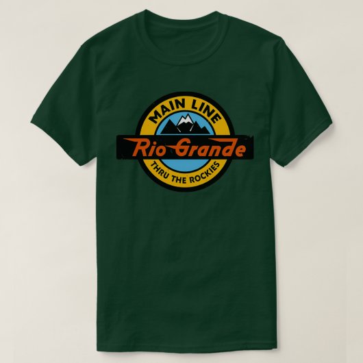 Denver und Rio Grande Western Railway T-Shirt (Design vorne)