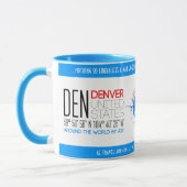 Denver, United Staaten elegant Tasse (Links)