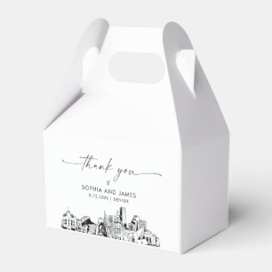 Denver Wedding Personalisiert Favor Box Geschenkschachtel