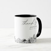 Denver Wedding Simple Custom Coffee Tasse (VorderseiteRechts)