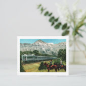 Denver Zephyr Train Postkarte (Stehend Vorderseite)