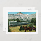 Denver Zephyr Train Postkarte (Vorne/Hinten)