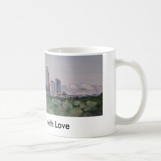 DenverSkyLine, von Denver mit Liebe Kaffeetasse (Rechts)