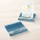 Deny dir selbst glasuntersetzer (Schrägansicht)