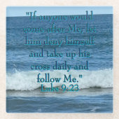 Deny dir selbst glasuntersetzer (Vorderseite)