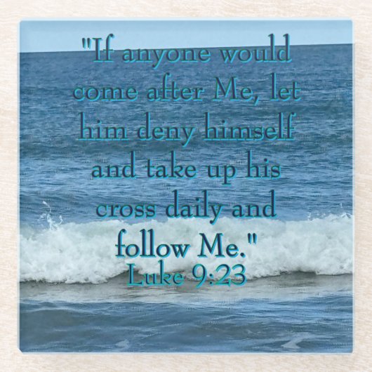 Deny dir selbst glasuntersetzer (Vorderseite)