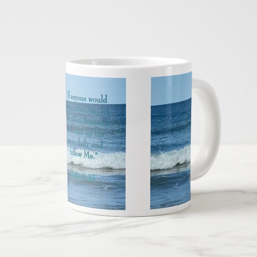 Deny dir selbst Jumbo-Tasse (Vorderseite Rechts)