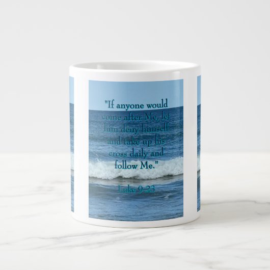 Deny dir selbst Jumbo-Tasse (Vorderseite)