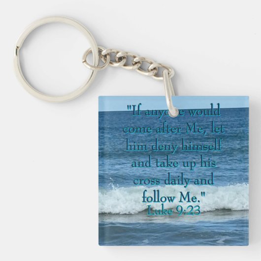 Deny dir selbst schlüsselanhänger (Vorderseite)