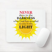 Deny nie in der Dunkelheit Mousepad (Mit Mouse)