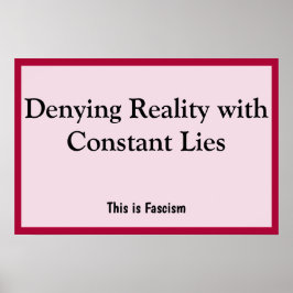 Denying Reality Poster