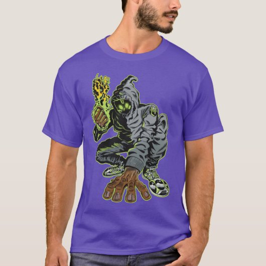 Denzel Curry Unlocked Comic lustig T-Shirt (Vorderseite)