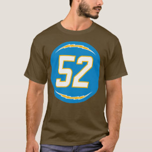 Denzel Perryman Number 52 Jersey Los Angeles Charg T-Shirt