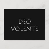 Deo volente postkarte (Vorderseite)