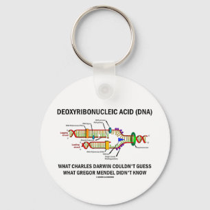 Deoxyribonucelic saurer (DNS) Mendel Darwin Schlüsselanhänger