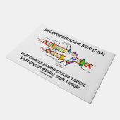Deoxyribonukleinsäure DNA Darwin Mendel Geek Spaß Fußmatte (Schrägansicht)