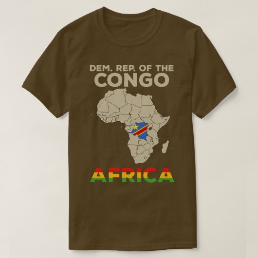 Dep Rep of the Congo T-Shirt (Design vorne)