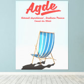 Departement Hérault, Südfrankreich - Agde Leinwanddruck (Insitu (Holzboden))