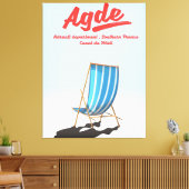 Departement Hérault, Südfrankreich - Agde Leinwanddruck (Insitu (Wohnzimmer))