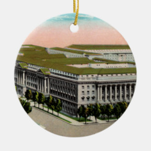 Department of Commerce Vintag Keramikornament