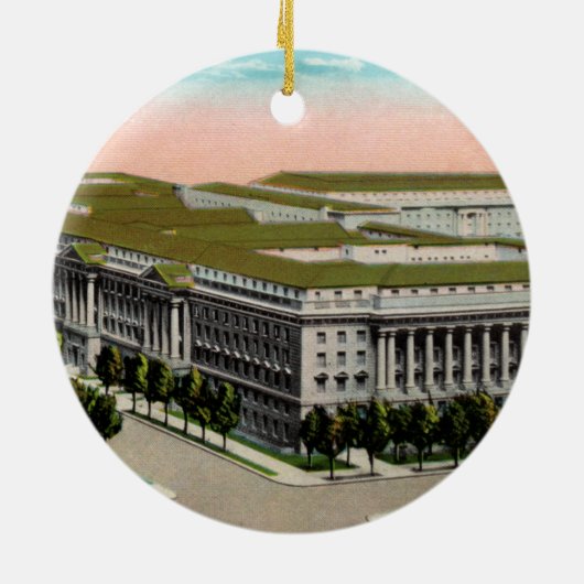 Department of Commerce Vintag Keramikornament (Hinten)