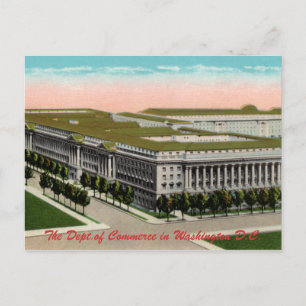 Department of Commerce Vintag Postcard Postkarte
