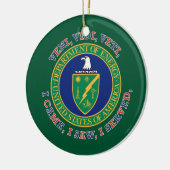 Department of Energy DOE VVV Shield Keramik Ornament (Links)