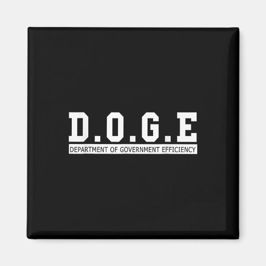Department of Government Efficiency Magnet (Vorne)